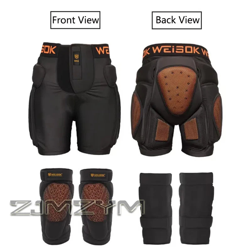 Outdoor Ski Protective Gear Set Sports Gear Shorts Snowboard